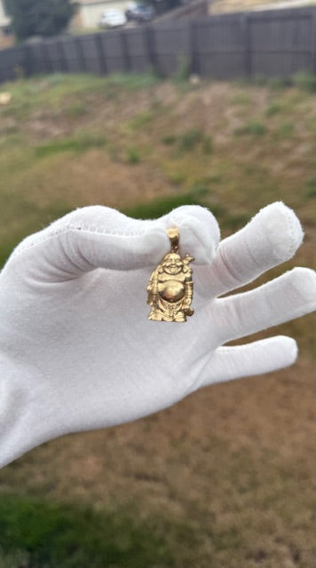 10k Gold Buddha Pendant
