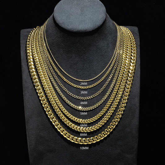 14k Cuban Link Necklaces