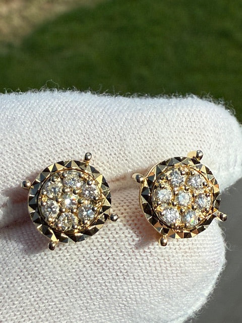10k Diamond Earrings