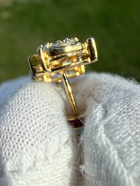 10k Diamond Earrings