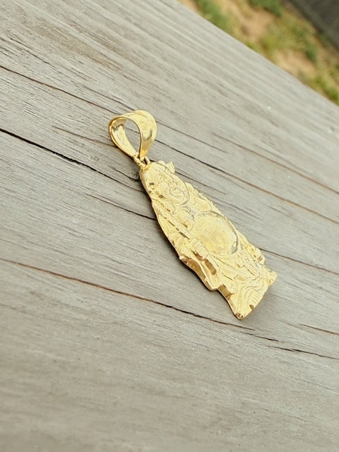 10k Gold Buddha Pendant
