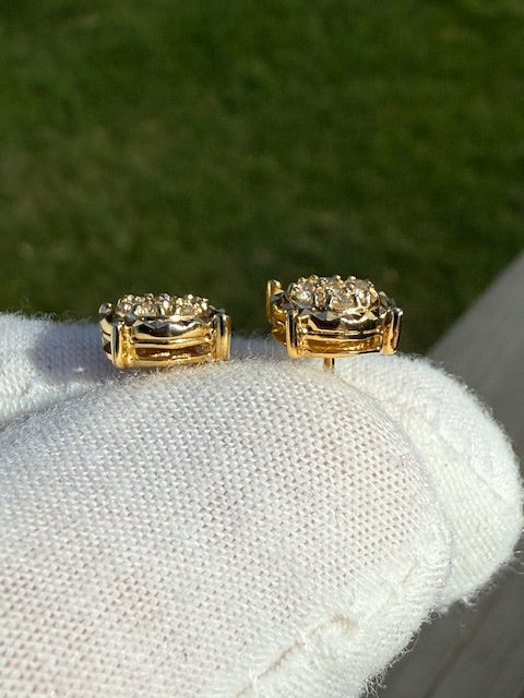 10k Diamond Earrings