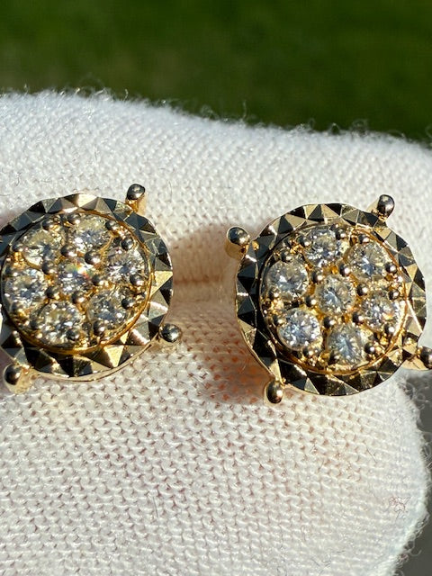 10k Diamond Earrings