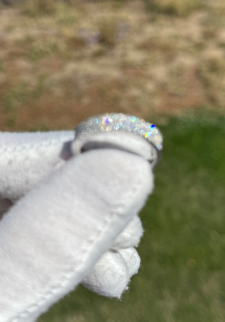 10k White Gold Diamond Ring